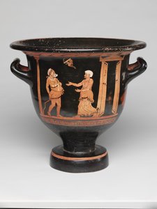 Rødfigur Bell Krater (terrakotta)